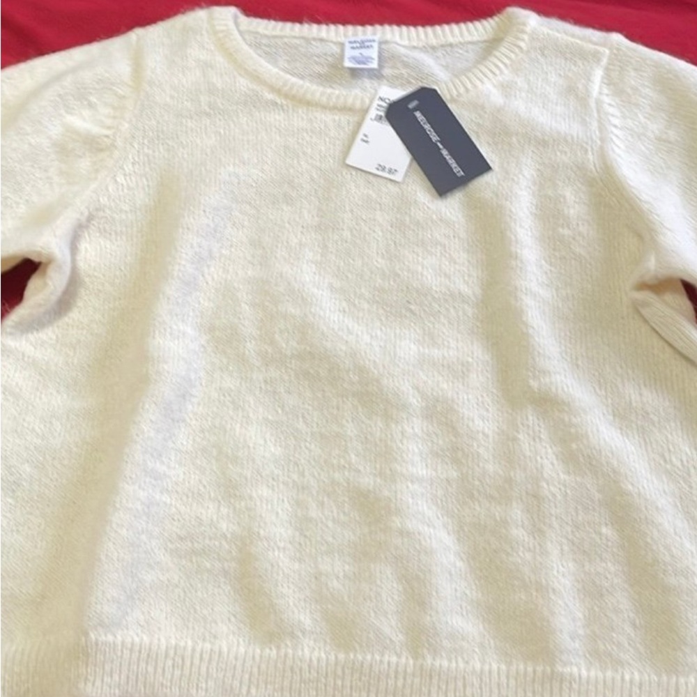 Melrose and Market Cream Crew Neck Sweater